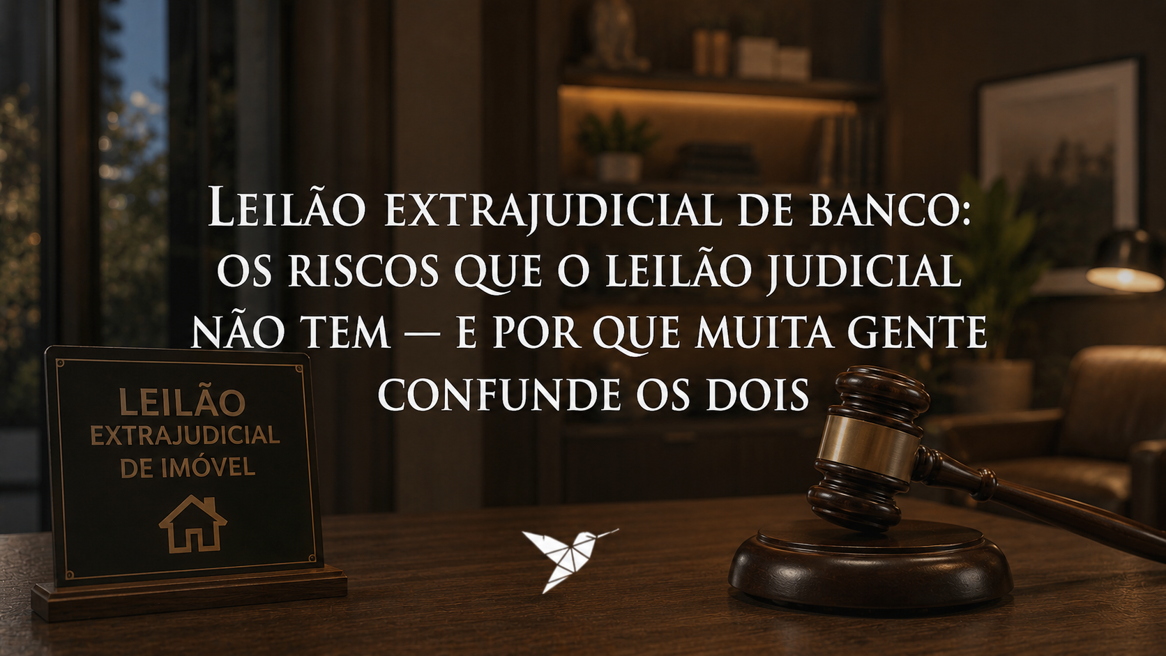 Leilão Extrajudicial de Banco: Os Riscos Que o Leilão Judicial Não Tem — e Por Que Muita Gente Confunde os Dois