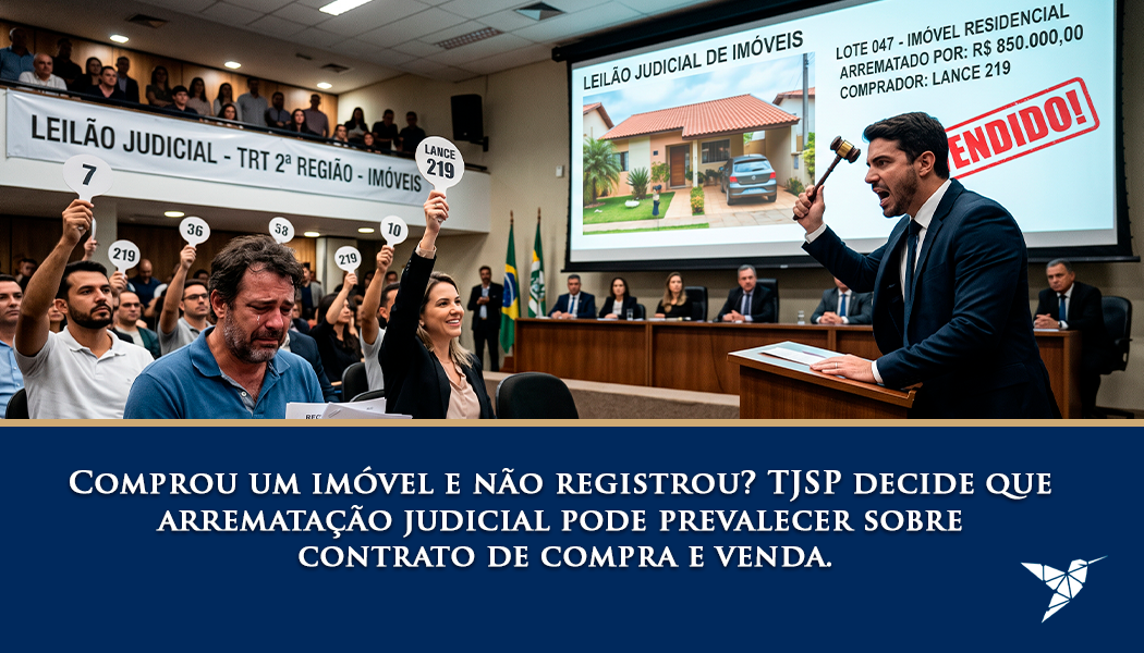 Comprou um Imóvel e Não Registrou? O Preço da Negligência é Perder o Bem em Leilão Judicial
