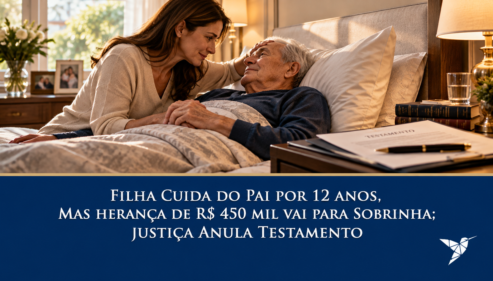 Filha Cuida do Pai por 12 Anos, mas Testamento Deixa 100% da Herança para Sobrinha: Isso É Válido?